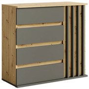 Skriňa DERIS, dub Artisan