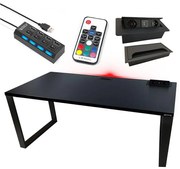 Písací Stôl Top Loft Čierna 120x60x3,6 Model 3