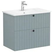 Kúpeľňová skrinka s umývadlom VitrA Root 80x67x46 cm zelená mat ROOTG80GINTS