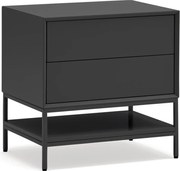 Čierny nočný stolík Platt – Teulat