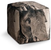 Sablio Taburet Slon: 40x40x40 cm