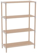 Regál FIX2052-4 prírodné/béžová