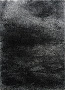 BE Koberec Seven Soft 7901 BLACK GREY – čierny obdĺžnikový Rozmer: 200x290 cm