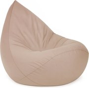 Béžový sedací vak pre deti – vodeodolný, pohodlný a bezpečný