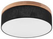 Brilagi - LED Stropné svietidlo BELLADONNA 3xE27/15W/230V pr. 50 cm čierna/dub