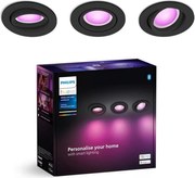 Philips - SADA 3xLED RGBW Stmievateľné podhľadové Hue CENTURA 1xGU10/4,2W/230V