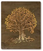 Obraz Strom lipa na batériu