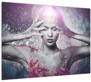 Sklenený obraz - Energia (70x50 cm)