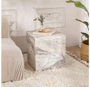 Odkladací stolík KUP 50x45 cm dekor mramoru