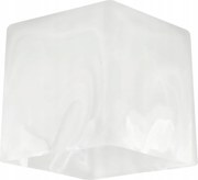 Sklenené tienidlo pre stropnú lampu, stolovú lampu, luster, kocku, mliečne biele