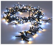 Svetelná vianočná reťaz Twinkle studená a teplá biela, 700 LED, L