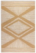 Kusový koberec Gemini 106017 Ochre z kolekcie Elle – na von aj na doma, 80x150, žltá, chodba / predsieň, ELLE Decoration