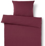 Džersejová posteľná bielizeň, bordovočervená, štandardná veľkosť