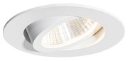 Zápustené bodové svetlo biele 6,8 cm vrátane LED 750 lm stmievateľné IP65 - Gaius