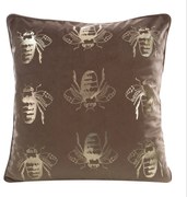 DEKORAČNÁ OBLIEČKA NA VANKÚŠ BLINK15 45X45 CM TMAVOBÉŽOVÁ