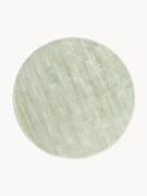 Okrúhly ručne tkaný koberec z viskózy Jane