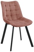 Jedálenská stolička SJ.28 púdrovo ružová