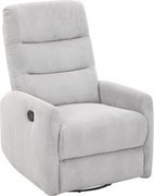 XXXLutz RELAXAČNÉ KRESLO, kov, textil, svetlosivá Carryhome - Kreslá - 000454004302