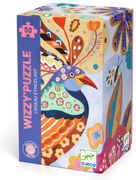 Efektné puzzle - trblietavý vták - 50 ks