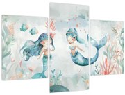 Obraz - Morské panny (90x60 cm)
