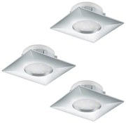 Eglo 95802 - SADA 3x LED podhľadové svietidlo PINEDA 1xLED/6W/230V