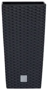Prosperplast Obal RATO SQUARE antracit 17x17x32,4 cm, S