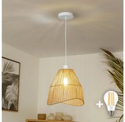 Brilagi - LED luster na lanku CERIA BOHO 1xE27/40W/230V pr. 30 cm hnedá