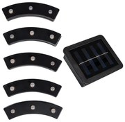 Solárne LED svietidlo Hero, 0,06w, 3000k, b, sada 5ks