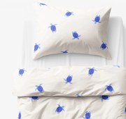 Goldea detské bavlnené obliečky - morské korytnačky 140 x 200 a 70 x 90 cm