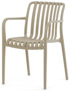 Jedálenská stolička Autronic 55x80 cm hnedá plast CT-X7029 CAP