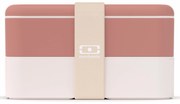monbento Desiatový box Monbento Original Pink/Moka 1 l