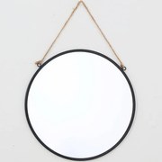 Okrúhle zrkadlo FI29cm čierne