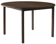 Okrúhly rozkladací jedálenský stôl s prídavnou doskou z dubového dreva ø 120 cm Noor – Hammel Furniture