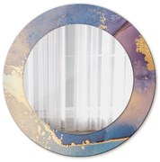 Mramorový kameň Okrúhle zrkadlo s motívom