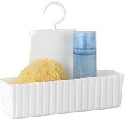 Biela závesná kúpeľňová polička Minas - Allstar