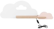 LED Detské nástenné svietidlo s poličkou CLOUD LED/5W/230V biela/ružová
