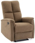 Autronic BONTEC Polohovacie kreslo, hnedá, látka, TV-916 BR2 Farba: Hnedá