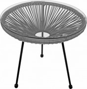 Záhradný stolík ACAPULCO - šedý