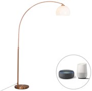 Inteligentná oblúková lampa medená vrátane A60 Wifi - Arc Basic