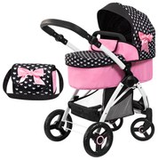 Bayer Design Kombinovaný kočík pre bábiky City Max (čierna)  (100378301)