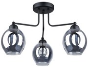 Sollux SL.1144 - Luster na tyči FILLAN 3xE27/60W/230V čierna