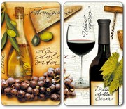 Doska na krájanie Italy, sklo, sada 2ks, 52x30 cm