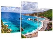 Obraz - Sardínia (90x60 cm)