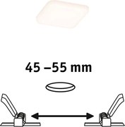 Paulmann 92393 - LED/4,5W IP44 Kúpeľňové podhľadové svietidlo VARIFIT 230V