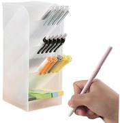 eCarla Multifunkčný stolný organizér na písacie potreby / štetce, William, transparentný