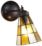 Vitrážová lampa nástenná 17*23 SKAT