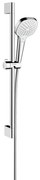 Hansgrohe Croma Select E, sprchová súprava Vario so sprchovou tyčou 65 cm, biela/chrómová, HAN-26582400