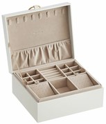Šperkovnica Emily, 20,5x24x11 cm, biela