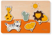 Hauck Puzzle drevené vkladacie Puzzle N Fit Safari