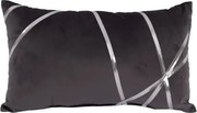 Dekoračný vankúš Vanessa 30x50 cm, antracitový%